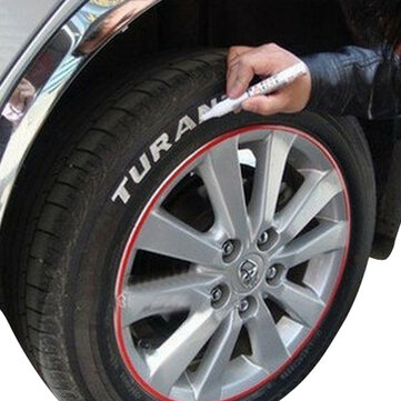 Auto Car Tire Tyre Marker Paint Pen Waterproof White Universal